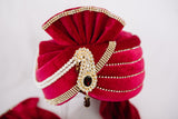 Fuchsia Turban with Kalgi